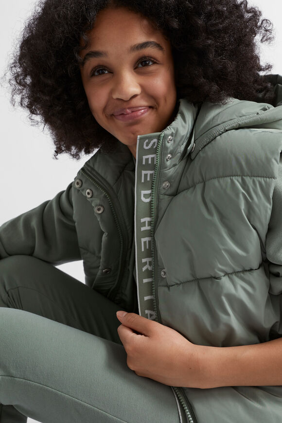 Core Puffer Vest  Olive  hi-res