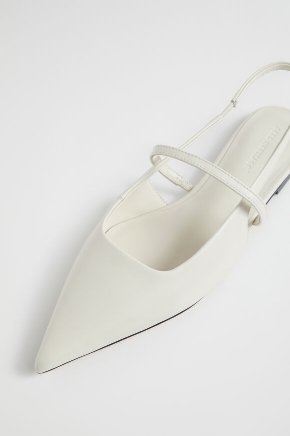 Sylvie Slingback Flat  Bone  hi-res