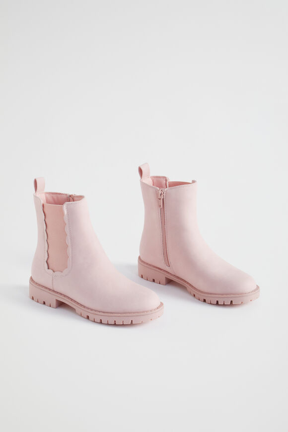 Scallop Gusset Boot  Dusty Rose  hi-res