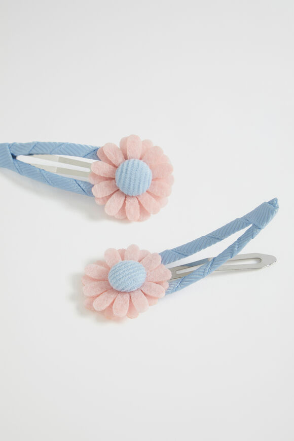 Felt Daisy Snaps  Dusty Rose  hi-res