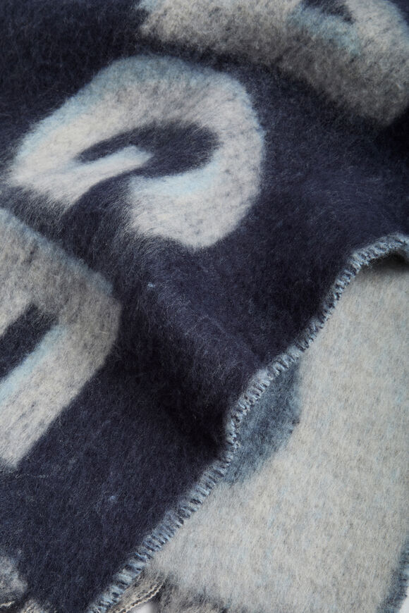 Heritage Logo Fluffy Scarf  Midnight Sky Multi  hi-res