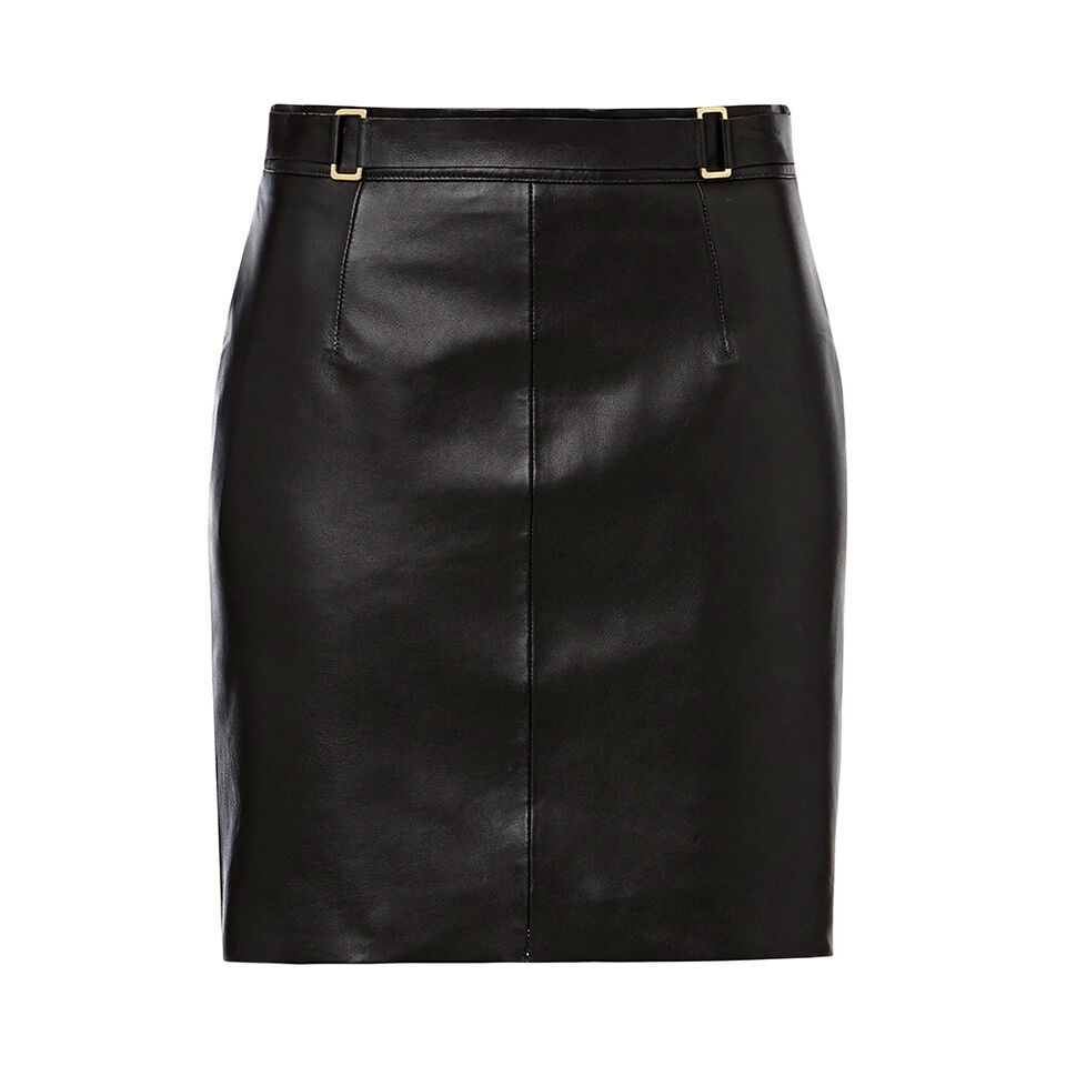 Leather Mini Skirt  