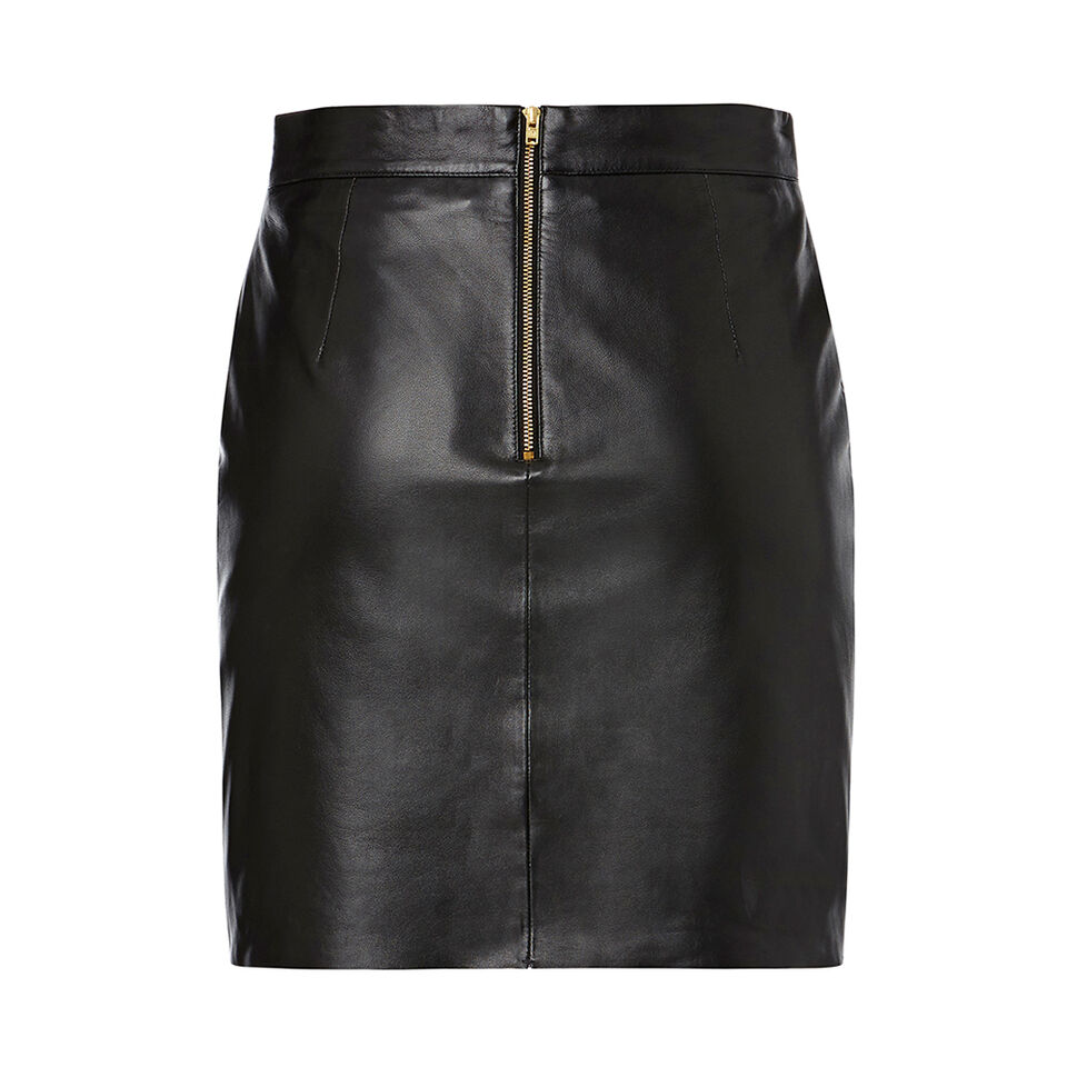 Leather Mini Skirt  