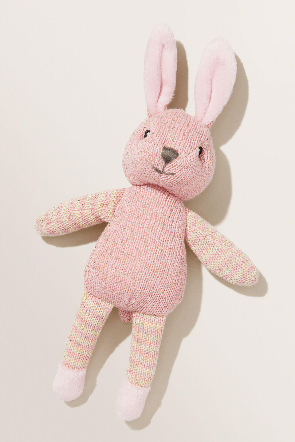 Button The Bunny Rattle  Pink
