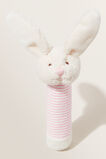 Bella Bunny Rattle  Pink  hi-res