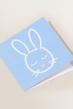 Small Blue Bunny Face Card  Multi  hi-res