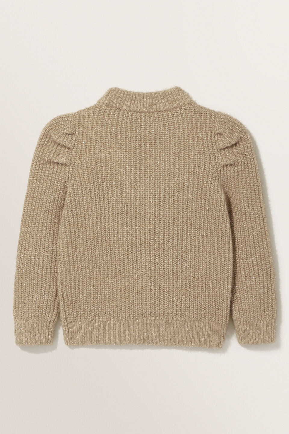 Puff Knit Sweater  Chai