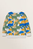 Dinosaur Print Windcheater  Cloudy Marle  hi-res