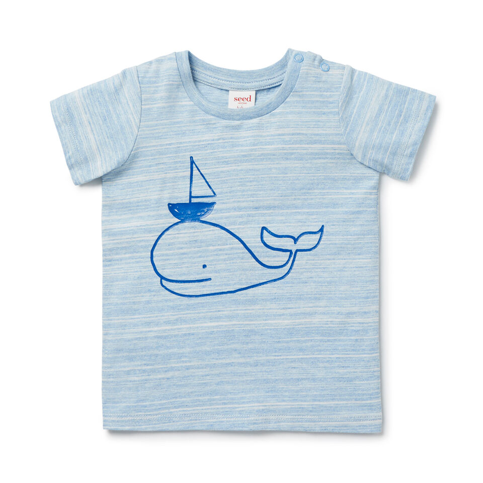 Whale Print Tee  