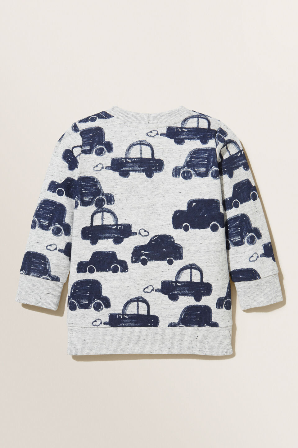 Car Print Windcheater  Cloudy Marle