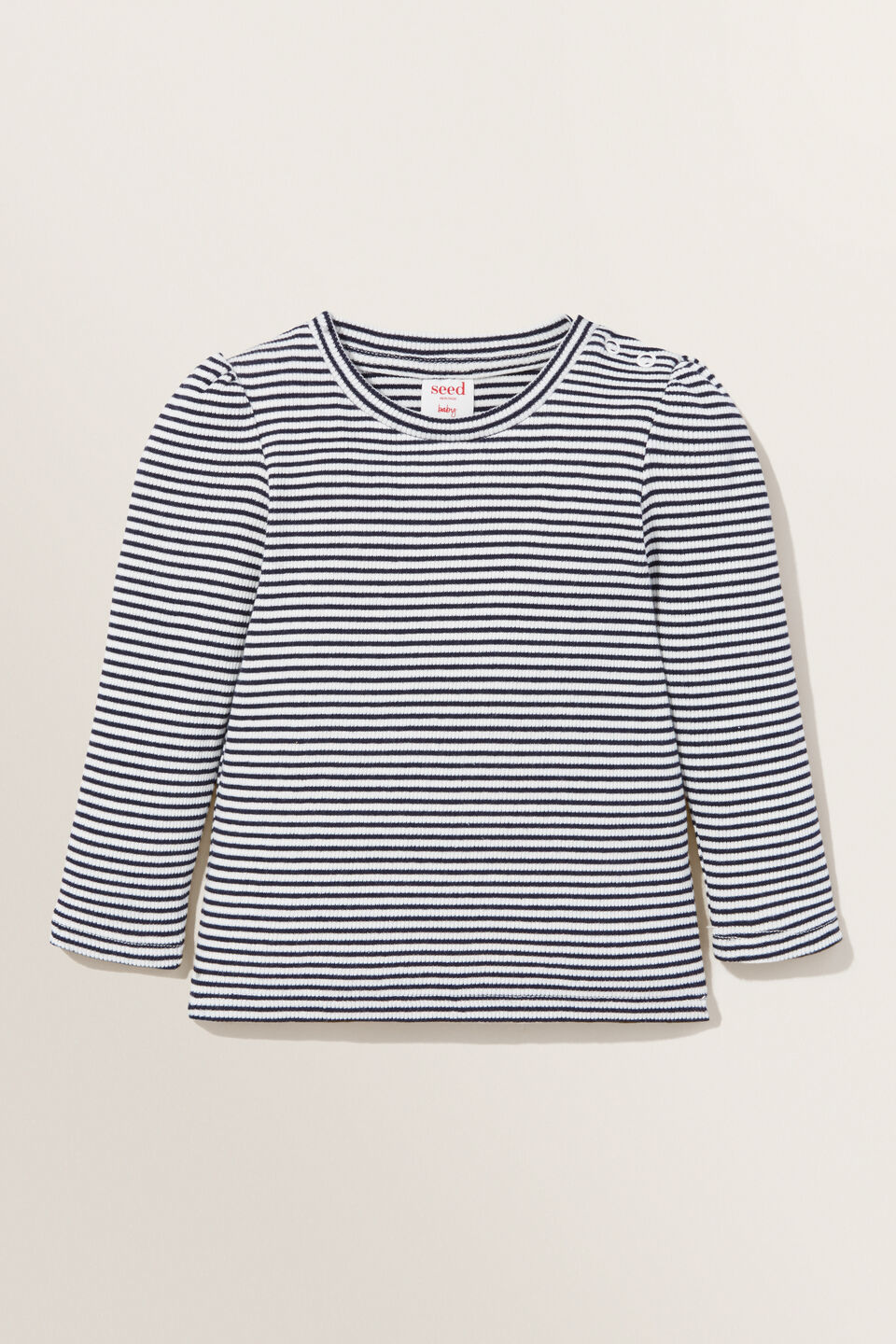 Core Winter Rib Tee  Navy