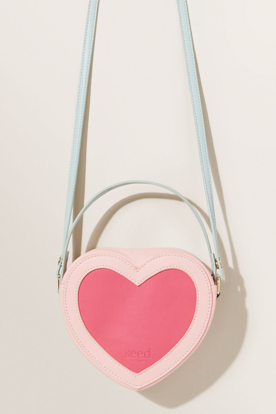 Colour Block Love Heart Bag  Multi