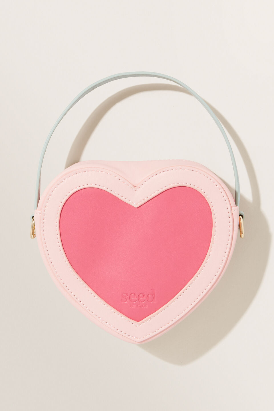 Colour Block Love Heart Bag  Multi