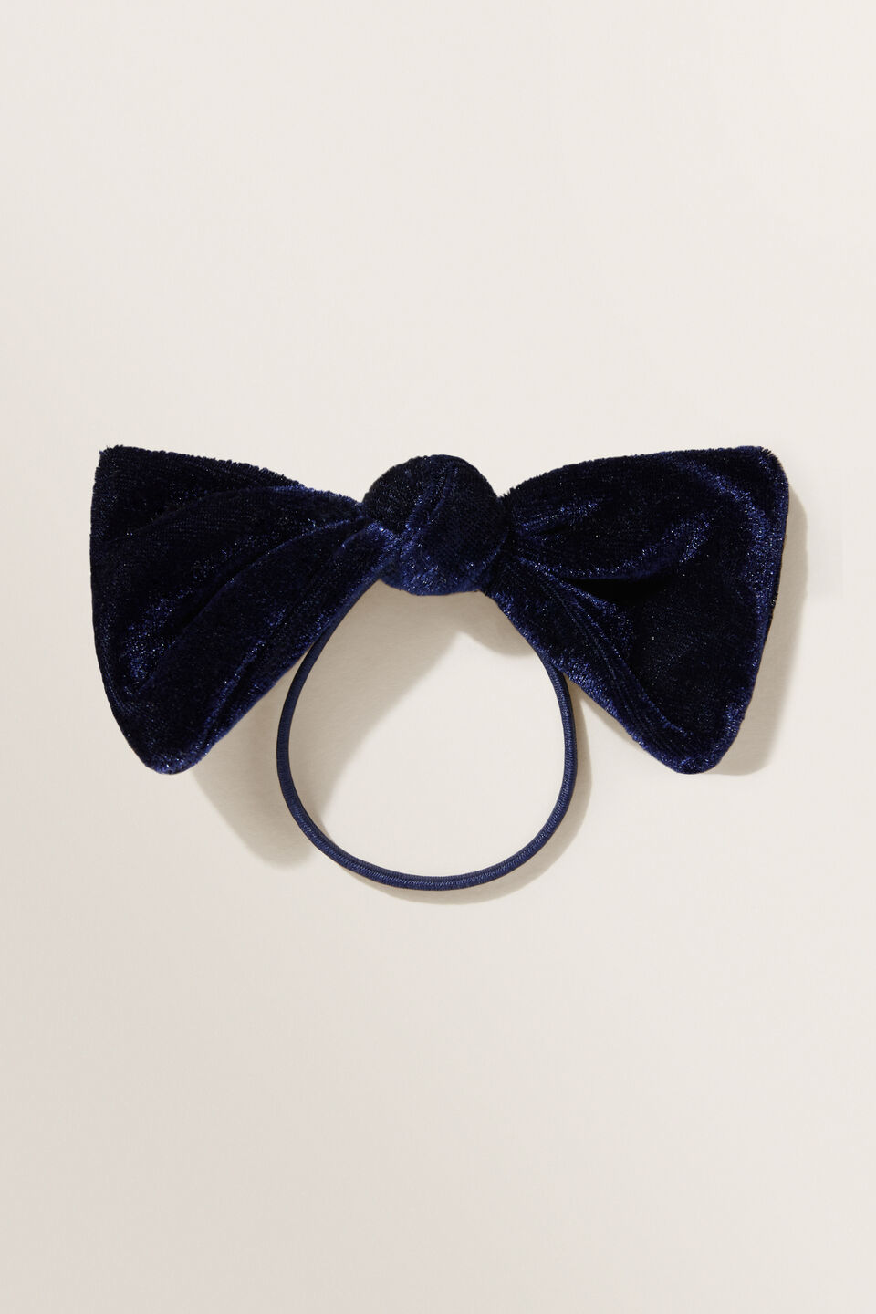 Velvet Bow  Navy