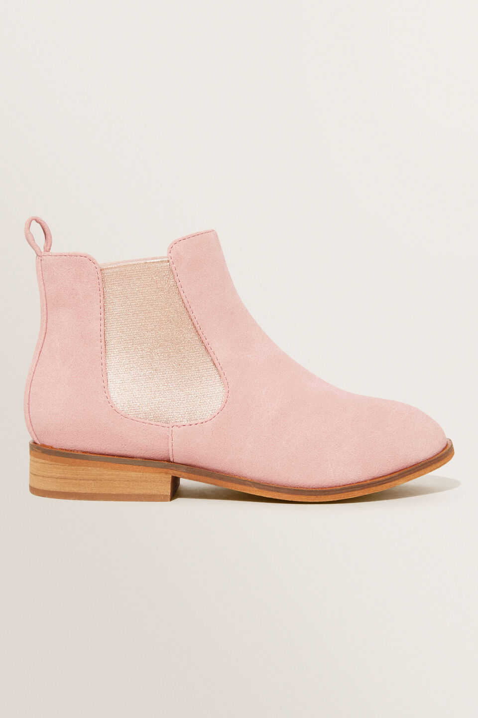 Pink Chelsea Boot  Dusty Rose