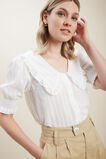 Vintage Collar Blouse  Whisper White  hi-res