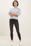 Mock Neck Sweater  Dim Grey Marle  hi-res