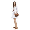 White Lace Shirt Dress  1  hi-res