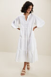 Linen Midi Dress  Whisper White  hi-res