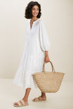 Linen Midi Dress  Whisper White  hi-res