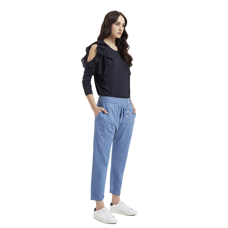 Button Harem Pant  