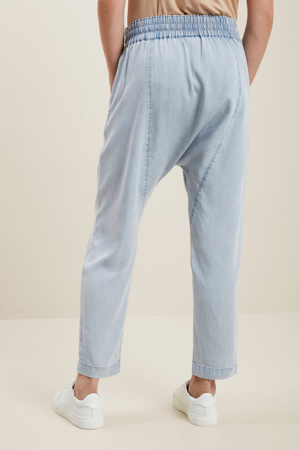 Tencel Harem Pant  Light Retro Blue