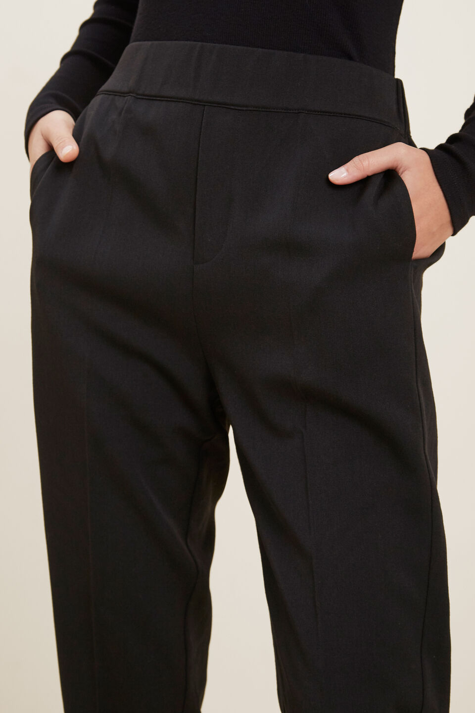 Pull On Pant  Black