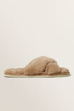 Crossover Slippers  Taupe  hi-res