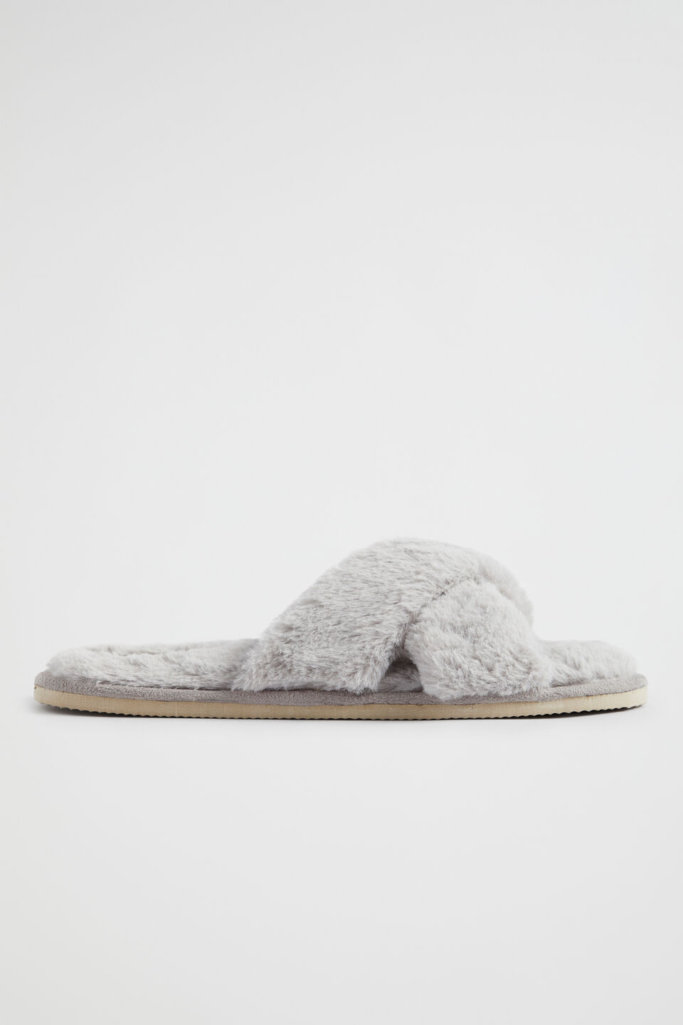 Crossover Slippers  Grey