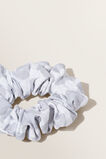 Linen Scrunchie  Grey Ocelot  hi-res