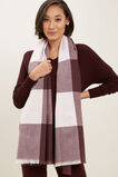 Check Scarf  Plum Ash Pink  hi-res