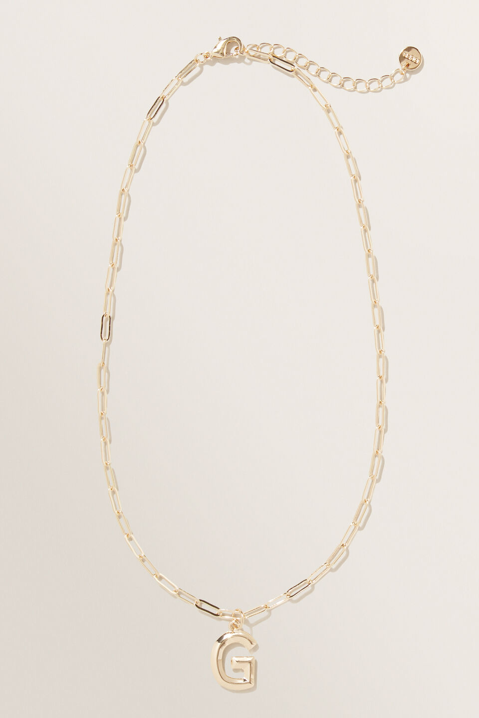 Initial Chain Necklace  G
