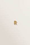 Gold Initial Charm  R  hi-res