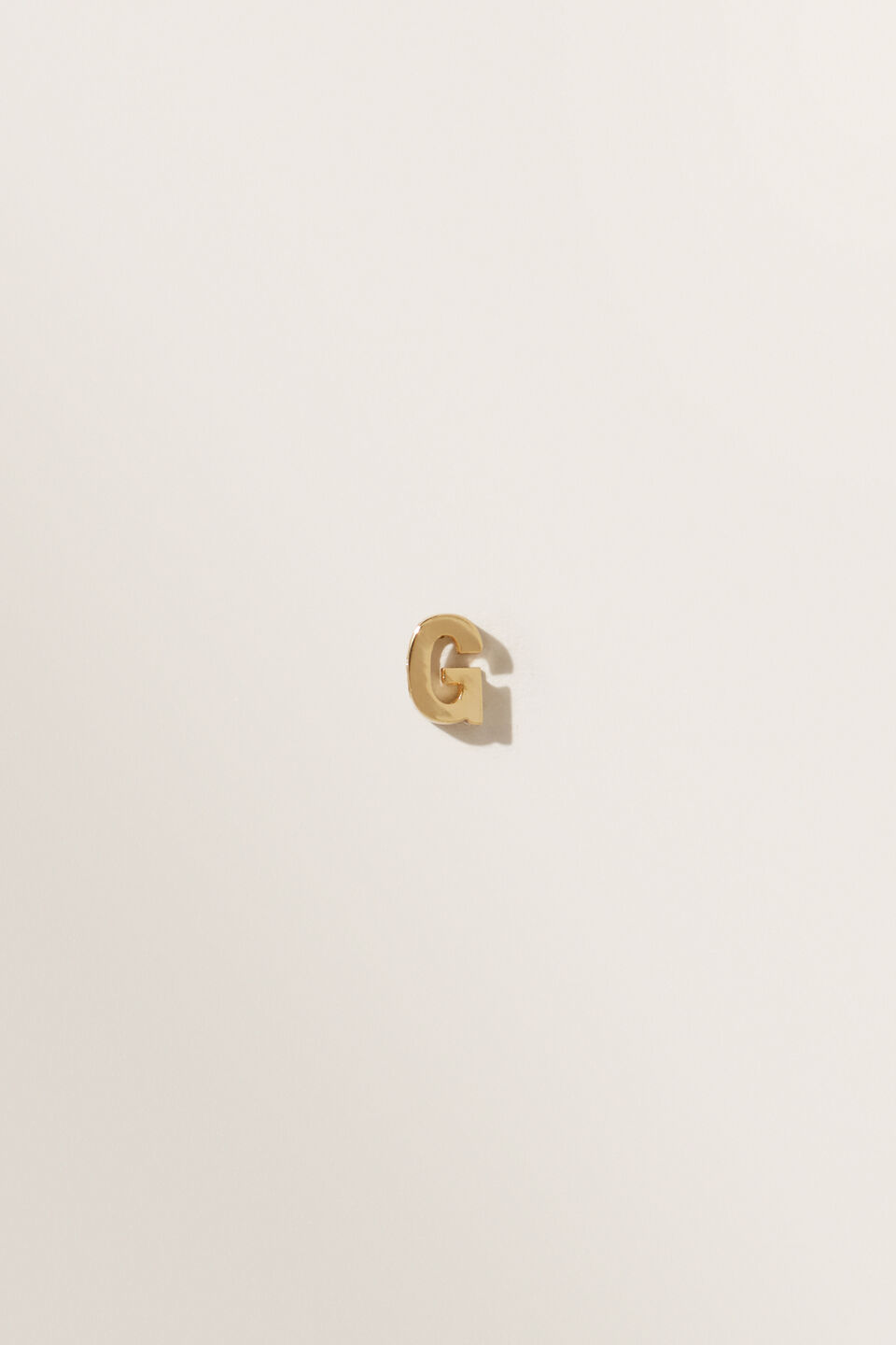 Gold Initial Charm  G