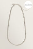 Fine Snake Chain Necklace  Silver  hi-res