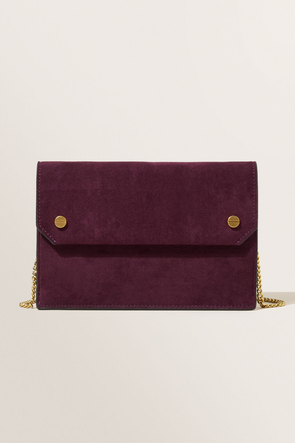 Jessie Chain Wallet  Plum