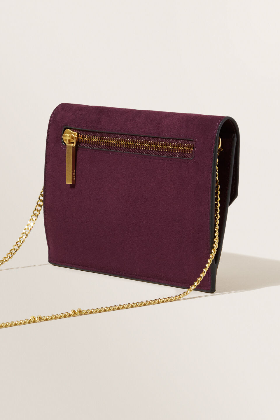 Jessie Chain Wallet  Plum