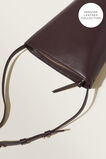 Mini Leather Bucket Bag  Plum  hi-res