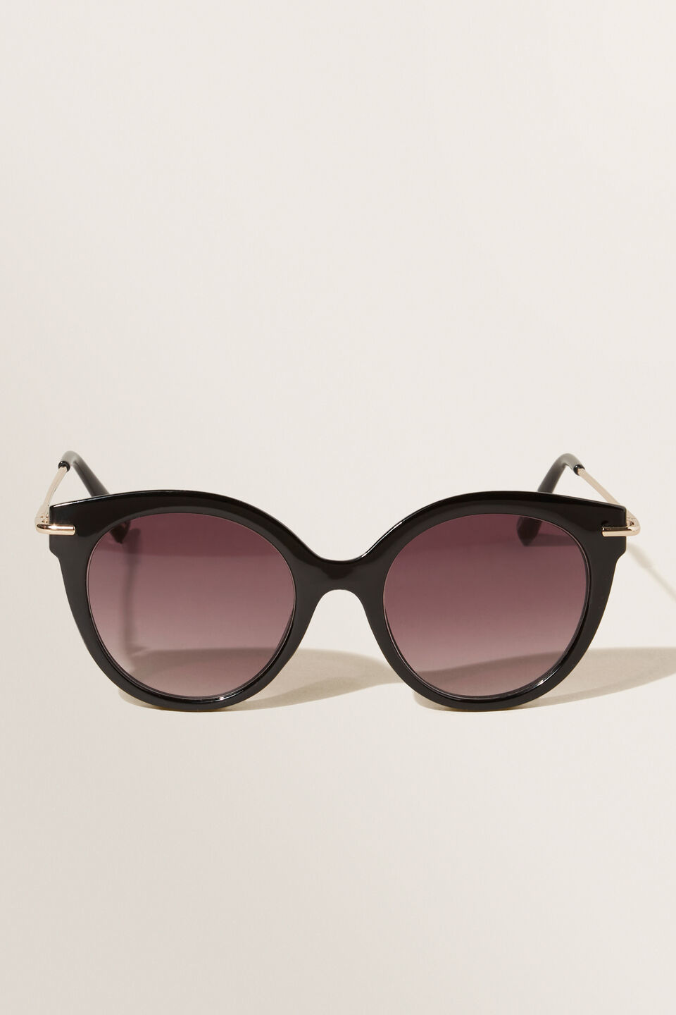 Olivia Cat-Eye Sunglasses  Black