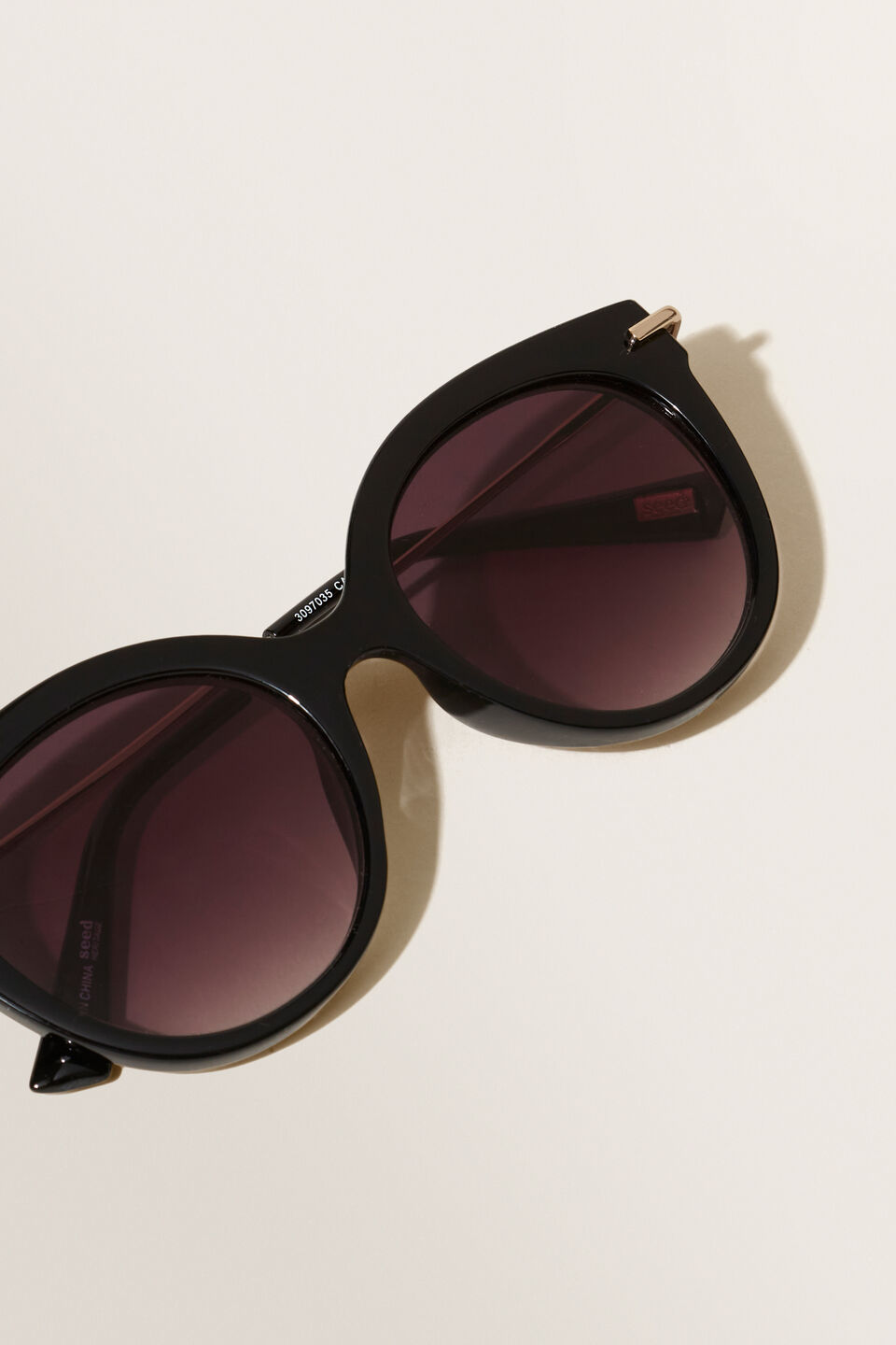 Olivia Cat-Eye Sunglasses  Black