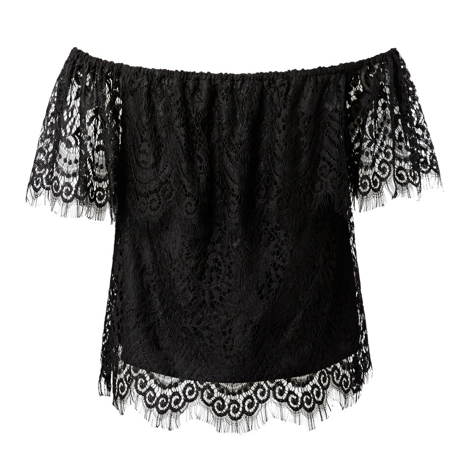 Off Shoulder Lace Top  