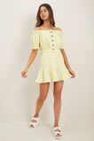 Floral Frill Skirt  Lemon Yellow  hi-res