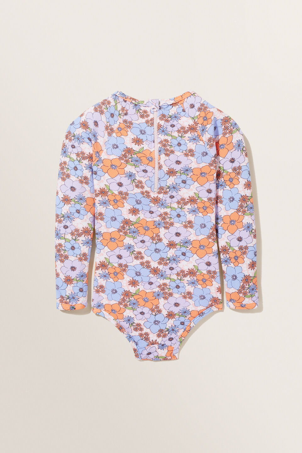 Floral Rashsuit  Violet