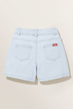 High Rise Denim Short  Sun Bleach  hi-res