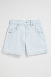 High Rise Denim Short  Sun Bleach  hi-res