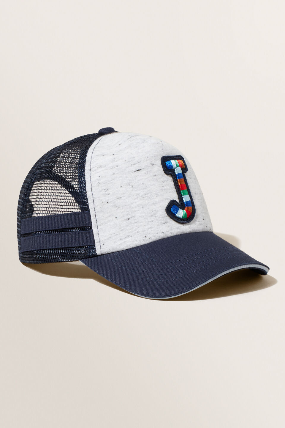 Embroidered Initial Cap  J