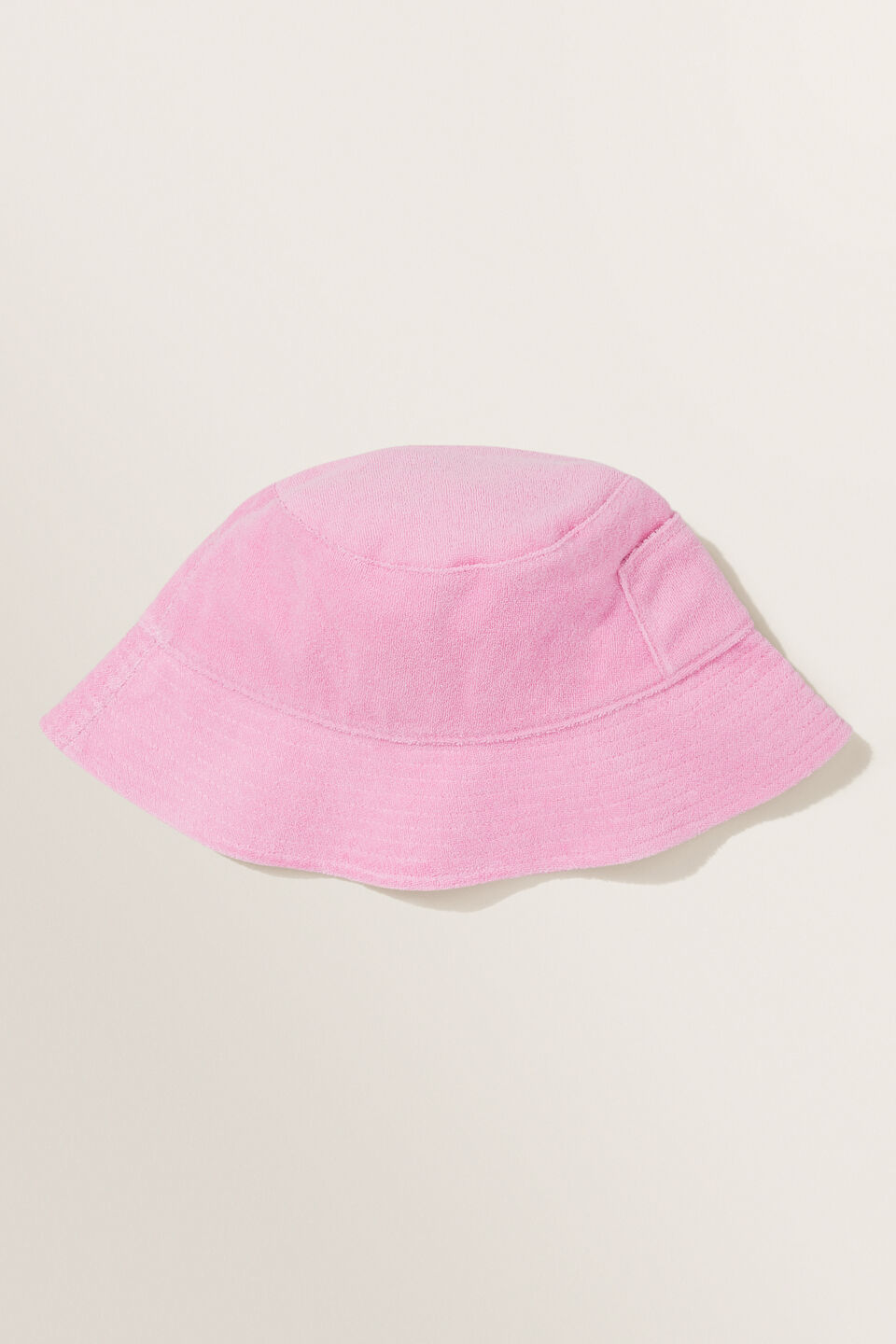 Terry Pocket Bucket Hat  Candy Pink