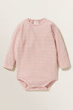 Stripe Bodysuit  Rosewater  hi-res