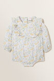 Paisley Frill Romper  Canvas  hi-res