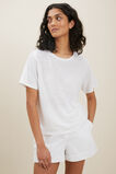 Core Linen Boxy Tee  Whisper White  hi-res